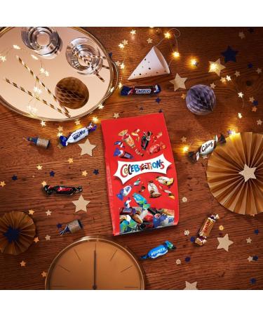 CELEBRATIONS - Assortment of Milk Chocolates to Share - SNICKERS TWIX MARS MALTESERS BOUNTY and others - Ballotin format - Buy Online on GoSupps.com