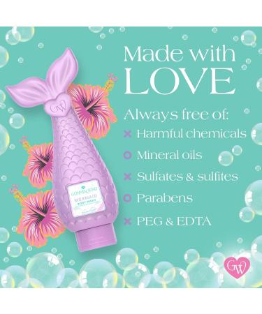 Glimmer Wish Mermaid Body Care Bundle Shimmering Body Wash & Whipped Body Butter | Ocean Breeze Scent | Vegan Cruelty-Free Sulfate-Free Dermatologist Tested - Buy Online on GoSupps.com