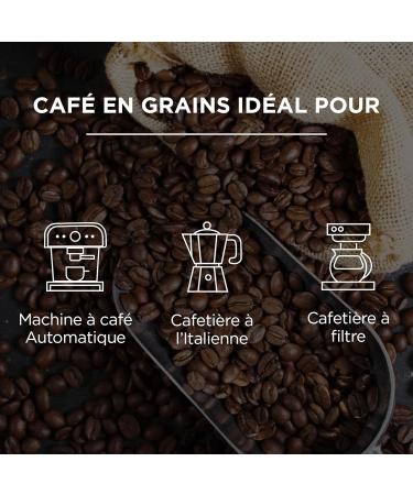 KIMBO - Caf Espresso Barista - Caf Grain 100% Arabica - Caf Italien Authentique - Intensit 9 / Medium Roast - Lot de 6 Paquets de 1 kg 1 kg (Lot de 6) - Buy Online on GoSupps.com