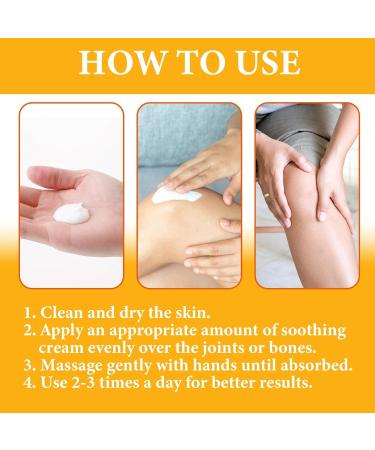 Organic Bee Venom Muscle & Joint Cream - Effective Pain Relief for Neck Back Hands & More | 2 Fl Oz - Buy Online on GoSupps.com