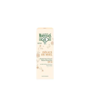 Le Petit Marseillais Fluide SPF 20 Multi-Protection Honey Fragrance - 50ml Tube (2 Pack) | International Shipping Available - Buy Online on GoSupps.com