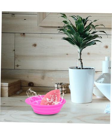 Housoutil Cleaning Pad Makeup Brush Scrubber Pad Portable Washing Tool Cosmetics Brush Scrubber Cleaning Tools Makeup Brush Cleaner Washers Brush Cleansing Pad Cosmetic Brush Fold Silica Gel 14.5x11cm Rosy - Buy Online on GoSupps.com