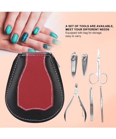 Cuticle Nippers Nail Clippers Stainless Steel Portable for Home for Nail Salon for Beauty Salon - Buy Online on GoSupps.com