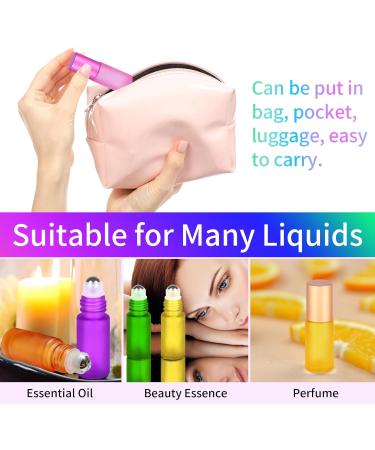 Essential Oils Roller Bottles 8pcs Roll on Bottles with Stainless Steel Ball 5ml Glass Roller Bottles with Bottle Opener Dropper and Funnel for Essential Oils Fragrance Aromatherapy (8 Colors) 8 Colors 8pack 5ml - Buy Online on GoSupps.com