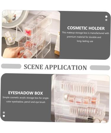FOMIYES 1pc Box Eye Shadow Storage Box Makeup Storage Drawers Acrylic Compact Holder Storage Rack Make up - Buy Online on GoSupps.com