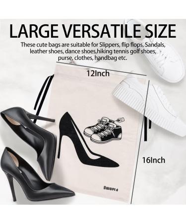 Dmoera 4 Pack Heavy Duty Shoe Travel Bags for Women - Suitcase Organizer Set for Packing, Ideal for Commuting - Buy Online on GoSupps.com