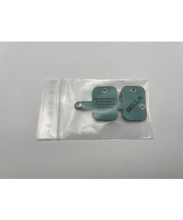 Custom Engraved Copter Farm Dog Collar Accessories | Art & Real Leather Bags | Turquoise Rectangle Design - Buy Online on GoSupps.com