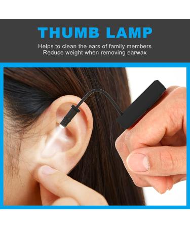 Healifty Pick Light Three - Rechargeable Ear Wax Removal Tool | Deep Ear Cleaning Light | 5X4.5cm Black - Buy Online on GoSupps.com