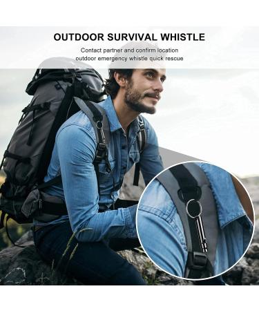 12-Piece Aluminum Emergency Whistle Set with Lanyard | Survival Signal Pipe for Hiking Camping & Outdoor Sports - Buy Online on GoSupps.com