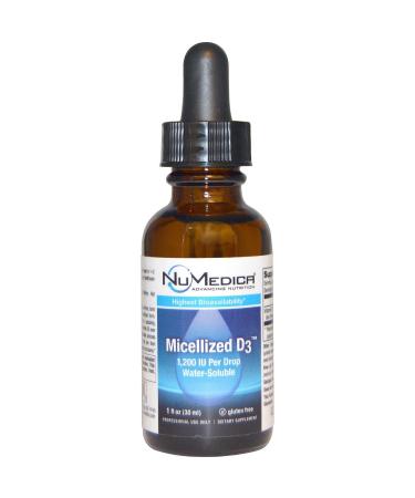 Micellized D3 1200 Higher Potency 1 Ounces