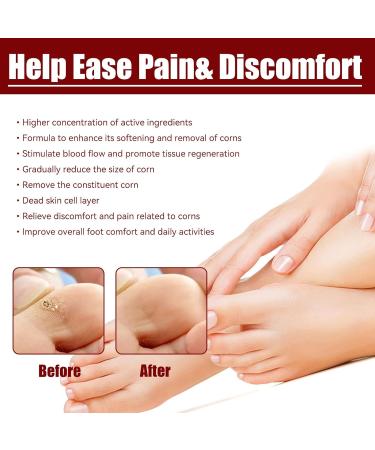 Foot Corn Removal Gel - Extra Strength Liquid for Smooth, Repair & Remove Corns - 1pcs - Buy Online on GoSupps.com