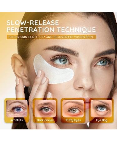 Enaskin Naturals Under Eye Gel Patches - Dark Circles & Puffiness Treatment - Anti-Aging, Anti-Wrinkle, Firming - Collagen & Shea Butter - 10 Pairs - Buy Online on GoSupps.com