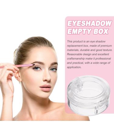 FRCOLOR 8pcs 26mm Makeup Eye Shadow Case Box Round Empty Eyeshadow Dispenser Case Cosmetics Organizer Container(Transparent) - Buy Online on GoSupps.com