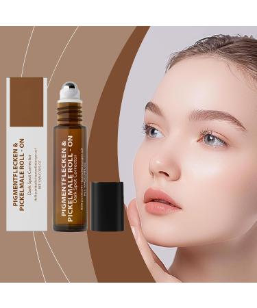  Nuvilo Dark spot corrector serum with roller face and body remover sun and age spot corrector melasma and hyperpigmentation brightening serum with vitamin C and niacinamide (2 pcs) - Buy Online on GoSupps.com