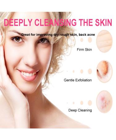 Kissfee African Net Sponge Body Exfoliating Bath Towel - Purple Back Scrubber for Skin Smoothing - Men and Women Washcloth - Buy Online on GoSupps.com