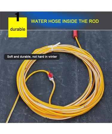 7M/5.9M Water Fed Telescopic Brush Window Cleaning Pole Photovoltaic Panel Cleaning Tool Caravan Washing Truck Campers and Buses 7M Pole 71Cm Brush Head - Buy Online on GoSupps.com