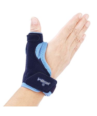 Willcom Thumb Brace for Arthritis Pain and Support for Women and Men CMC Spica Splint and Wrist Brace for De Quervain s Tenosynovitis Sprained Tendonitis Injury Relief-Left or Right Hand (Medium)