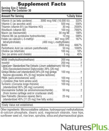 NaturesPlus Women s Ultra Hair Plus - 60 Sustained Release Tablets Pack of 2 - Nutritional Support for Healthy Hair Structure - Gluten Free - 60 Total Servings 60 Count (Pack of 2) - Buy Online on GoSupps.com