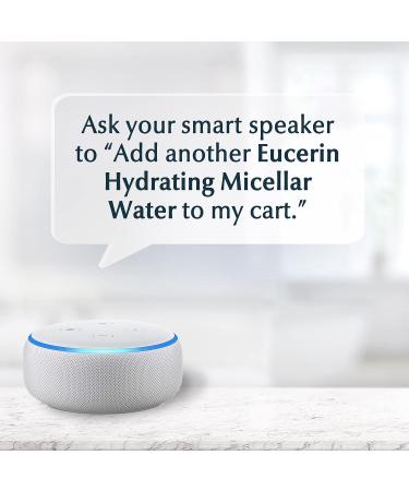 Eucerin Hydrating 3-in-1 Micellar Water with Hyaluronic Acid - 6.8 Fl Oz - Buy Online on GoSupps.com