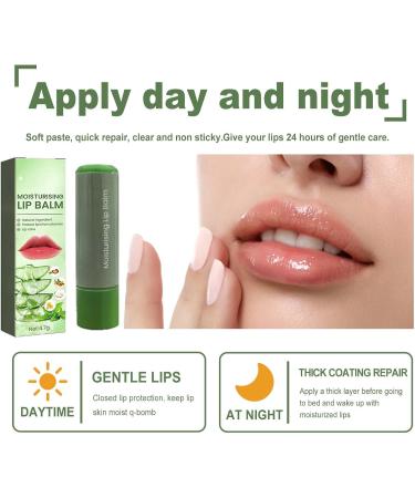 Trendyfave Moisturize Lip Balm Plumping Lip Gloss Aloe Natural Lip Balm Long-Lasting Lip Repair Nutritious - For Dry Lips Treatment for Cracked Chapped Lips Gifts For Girls and Women 1 - Buy Online on GoSupps.com
