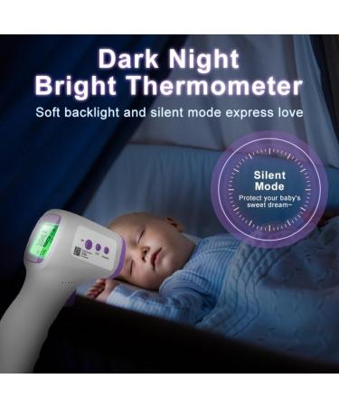 Bestyks Contactless Forehead Thermometer - Infrared Digital Fever Thermometer for Babies Kids & Adults | 32 Data Storage Quick Read & Fever Alarm - Buy Online on GoSupps.com