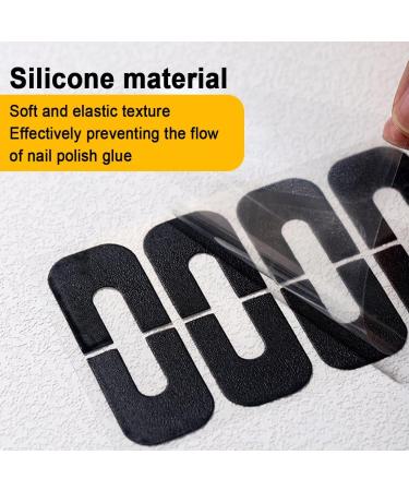 XPEX 60-Piece Nail Polish Template Kit | Reusable Nail Stencil & Skin Barrier | Essential Nail Art Accessories - Buy Online on GoSupps.com