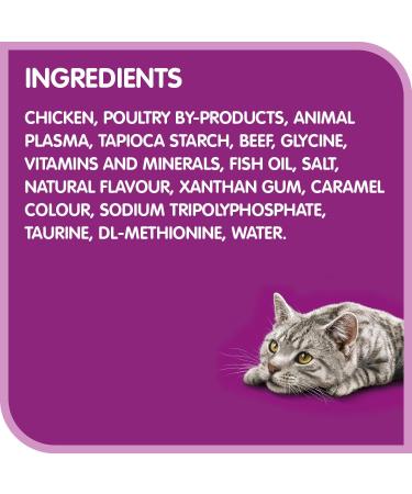 WHISKAS Perfect Portions Wet Cat Food Cuts in Gravy - Chicken & Beef Entr e 75g (24 Pack) Cuts in Gravy Chicken & Beef Entr e 75 g (Pack of 24) - Buy Online on GoSupps.com