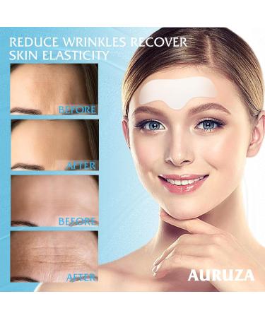 AURUZA 16pcs Forehead Wrinkle Patches - Anti-Wrinkle Treatment with Aloe Collagen & Vitamin E for Smoothing Fine Lines & Wrinkles - Buy Online on GoSupps.com