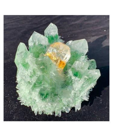 Natural Crystal Rough 780g Natural Green Ghost Quartz Cluster Mineral Crystal Specimen Healing