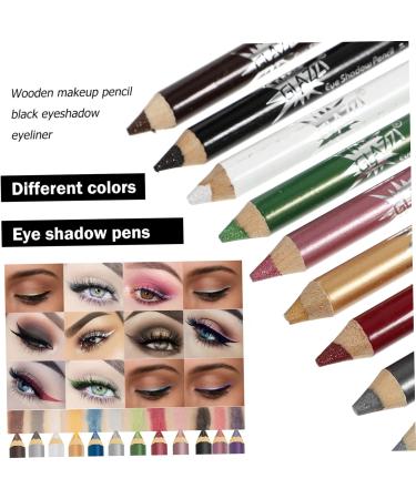 FOMIYES 36 Pcs Pearlescent Eyeshadow Pencil Glitter Eyeshadow Useful Eye Shadow Pen Eyeshadow Stick Set Miss 1 count (Pack of 1) Assorted Colorx3pcs - Buy Online on GoSupps.com
