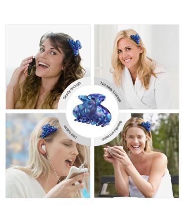 Lurrose Tortoiseshell Hair Claws - Acetate Leaf French Design Clips for Women & Girls - Ponytail Holders (Color 4) - Buy Online on GoSupps.com