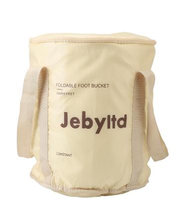 Sac de Bain de Pieds Pliable Sac de Bain de Pieds pais Pliable 5 Couches Emp che Le Renversement tanche Randonn e (Champagne)