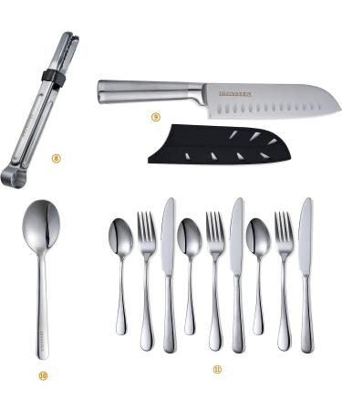 IRONSTEN Camping Cooking Utensils Set - Portable Cookware Kit for RV, Tent, and Outdoor Picnics - Buy Online on GoSupps.com