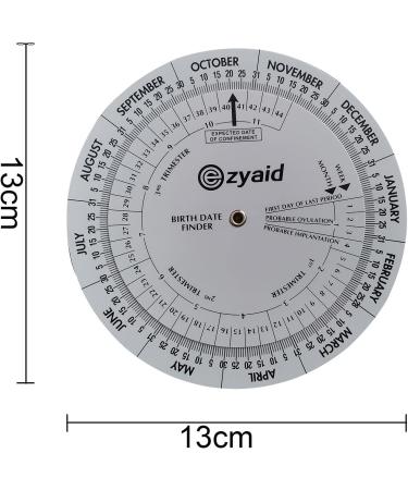 Ezyaid Pregnancy Wheel: OB-GYN Due Date Calculator for Midwives and Health Workers - Buy Online on GoSupps.com