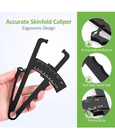 Body Fat Caliper Skinfold Caliper with Measuring Tape Accurately Measuring BMI Body Fat Tester Measuring Device for Women - Buy Online on GoSupps.com