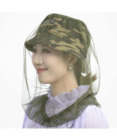 6Pack Mosquito Repellent Head Net Mesh Protective Face Cover Face Mesh Face Cover for Outdoor Lovers Protect from Mosquito Insect Bug Bee Gnats - Buy Online on GoSupps.com