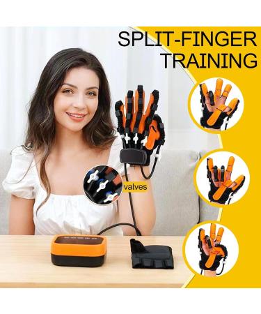Buy Rehabilitation Robot Glove for Stroke Recovery | USB Rechargeable Hand Therapy Equipment - Left Hand Size M - Buy Online on GoSupps.com