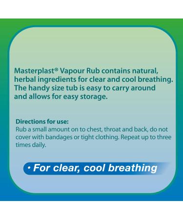 Masterplast Vapour Rub 100g - Easy Breathing Relief for Comfort - Buy Online on GoSupps.com