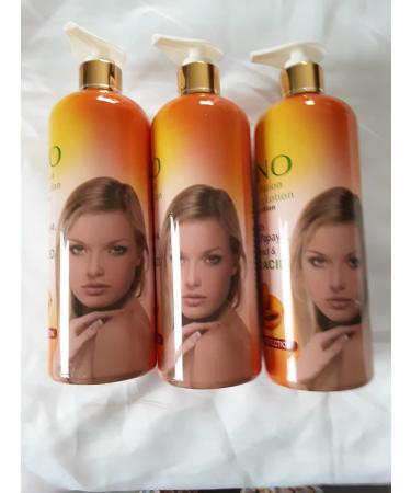 Lait NANO pour le corps l extrait de papaye et carottes et L ACIDE KOJIC (3 500ml) - Buy Online on GoSupps.com