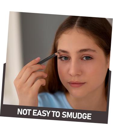 VINTORKY 4pcs Eyebrow Pencils Wood Eye Brow Pencils for Women Brown Thin Eye Brow Pencils - Buy Online on GoSupps.com