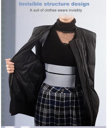 Back Corrector Invisible Chest Posture Corrector Scoliosis Back Brace Spine Belt Shoulder Medical Therapy Support Poor Posture Correction Belt L (Medium) (A Small) - Buy Online on GoSupps.com