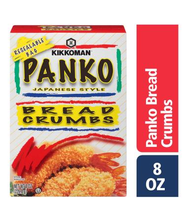 Kikkoman Panko Bread Crumbs 8oz Box (6 Pack) - Premium Japanese Style Breadcrumbs for Crispy and Delicious Dishes - Buy Online on GoSupps.com