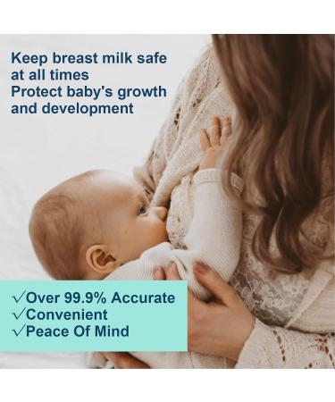 Breast Milk Alcohol Test Strips - Fast & Accurate Detection for Safe Baby Growth | 25 Pack - Shop Now! - Buy Online on GoSupps.com