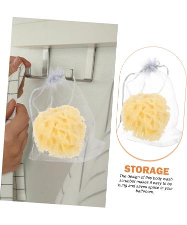 FOMIYES Honeycomb Sea Bath Ball - Back Scrubber & Body Wash Sponge for Ultimate Shower Experience - Buy Online on GoSupps.com