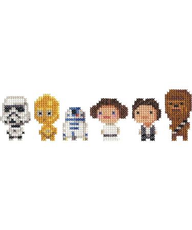 Star Wars Family Counted Cross Stitch Kit | 72-76143 | 14 Ivory Aida | 6 Diameter - Buy Online on GoSupps.com