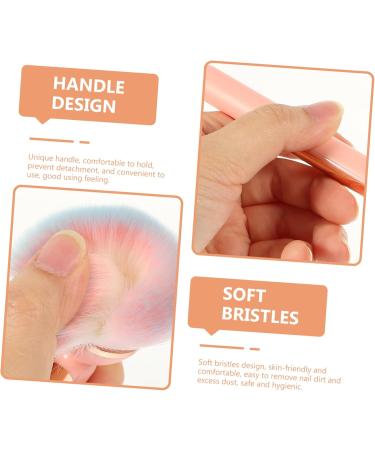 VINTORKY Manicure Brush Dust Brush Mineral Brush Nail Dust Brush Pink Supple Powder Brush Multi-function Makeup Brush Cosmetic Cream Brush Makeup Supply Loose Beauty Tools Clean Plastic - Buy Online on GoSupps.com