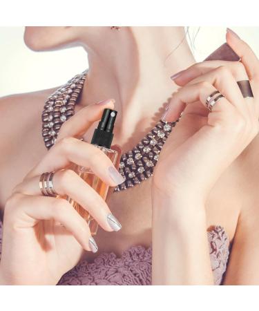 Ipetboom 20pcs Black Spray Top for Essential Oil Bottles Fine Mist Sprayer Cap Recycle and Reuse Replacement Pump Top Replacement Spray Bottle Nozzle Perfume Essential Oil Bottle - Buy Online on GoSupps.com