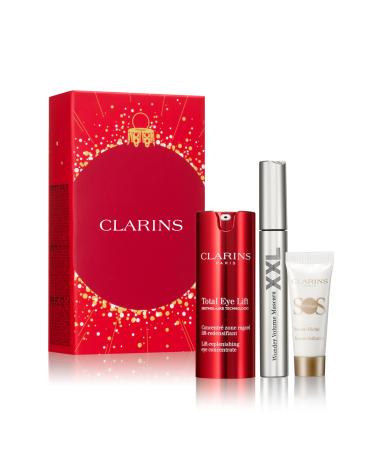 Clarins NEW Total Eye Lift | Anti Aging Eye Cream | Targets Wrinkles Crow's Feet Dark Circles and Puffiness For a Visible Eye Lift in 30 Seconds | REFILLABLE Total Eye Lift Set