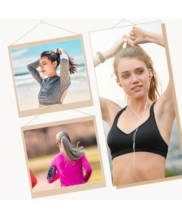 30 Pieces Hair Elastics Coloured Hair Elastics Hair Ties for Women for Women or Girls Mixed Colors Seamless Cotton Thick Hair Elastics Premium Cotton - Buy Online on GoSupps.com