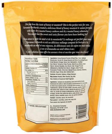 Gourmet Honey Mustard Pretzels & Nuts - Buy Online on GoSupps.com